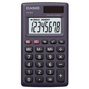 CASIO HS8LVBK Desktop Calculator Black | CASIO Education