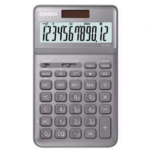 CASIO JW200SCGY Compact Desktop Calculator Grey | CASIO Education